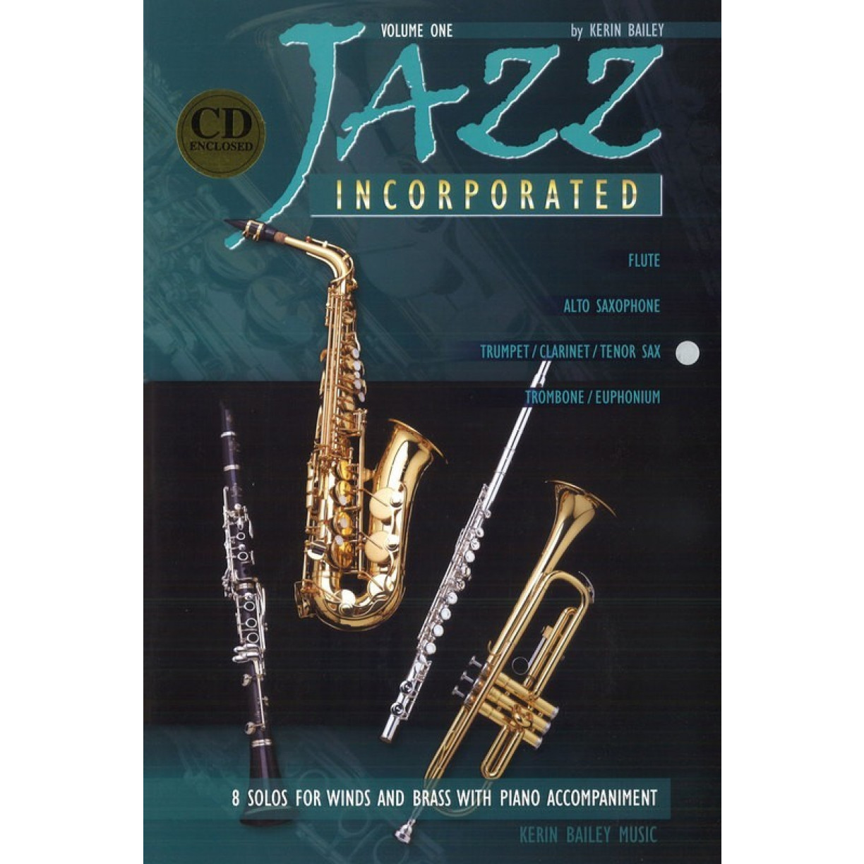 Jazz Incorporated Trumpet/Tenor Sax/Clarinet Bk 1 – Woods Wind and Brass